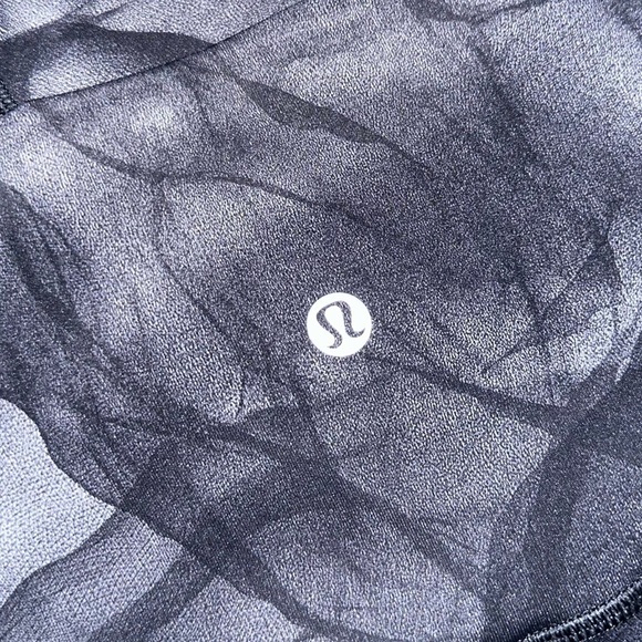 Lululemon Wunder Under Pant High Rise Leggings Midnight Tulle Multi Black Sz 6 - Picture 8 of 11